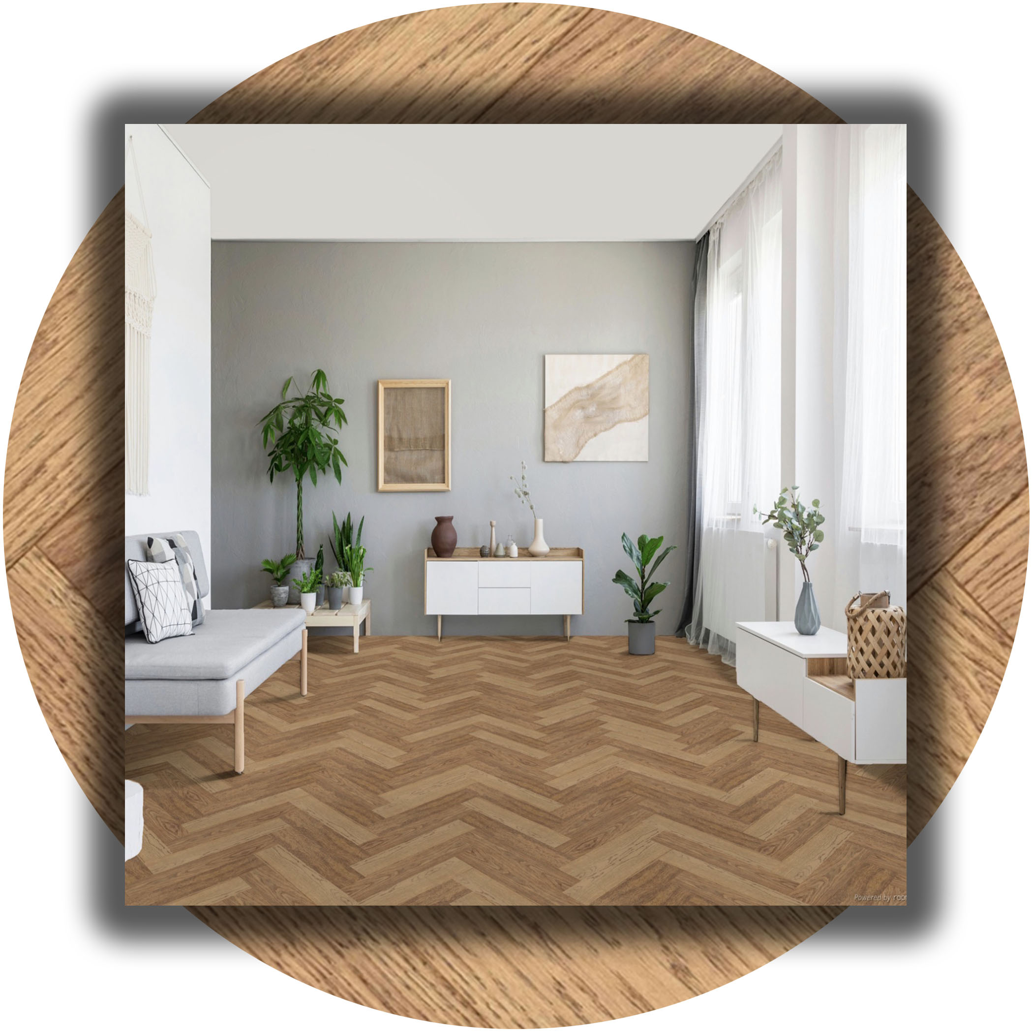 Sunstar Oak Classics - Herringbone Flooring - HW001-RZ Wardell-Herringbone - Product Image