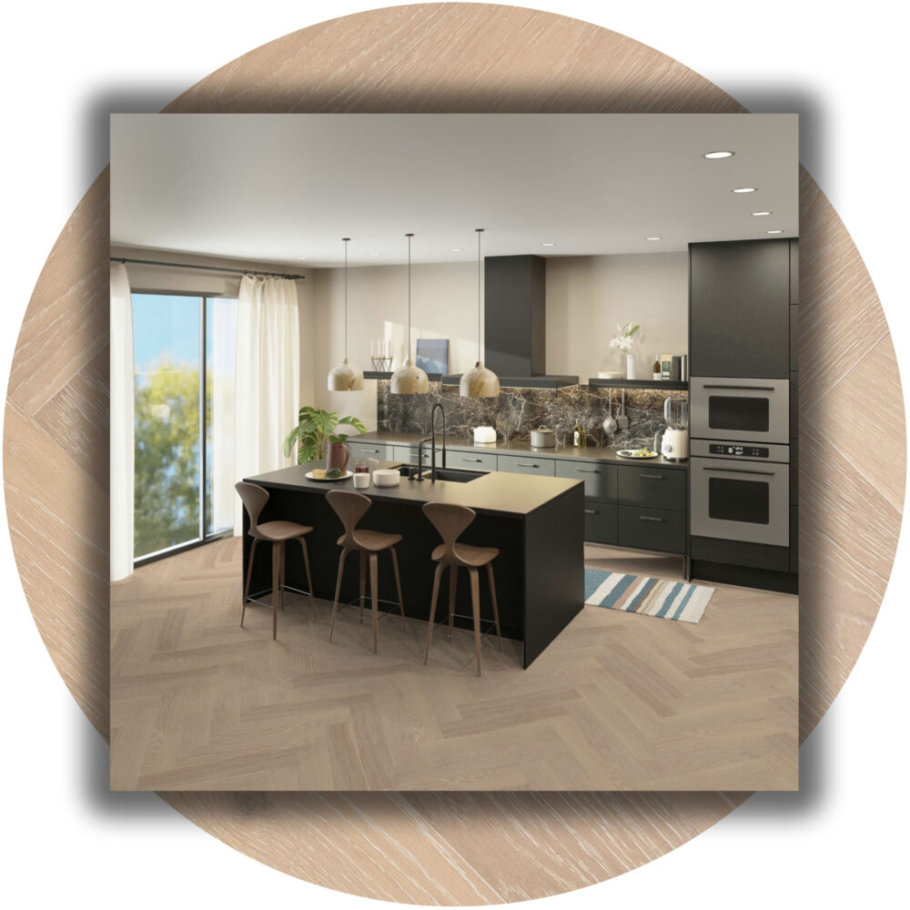 Sunstar Oak Classics - Herringbone Flooring - HW012-RZ Hastings-Herringbone - Product Image