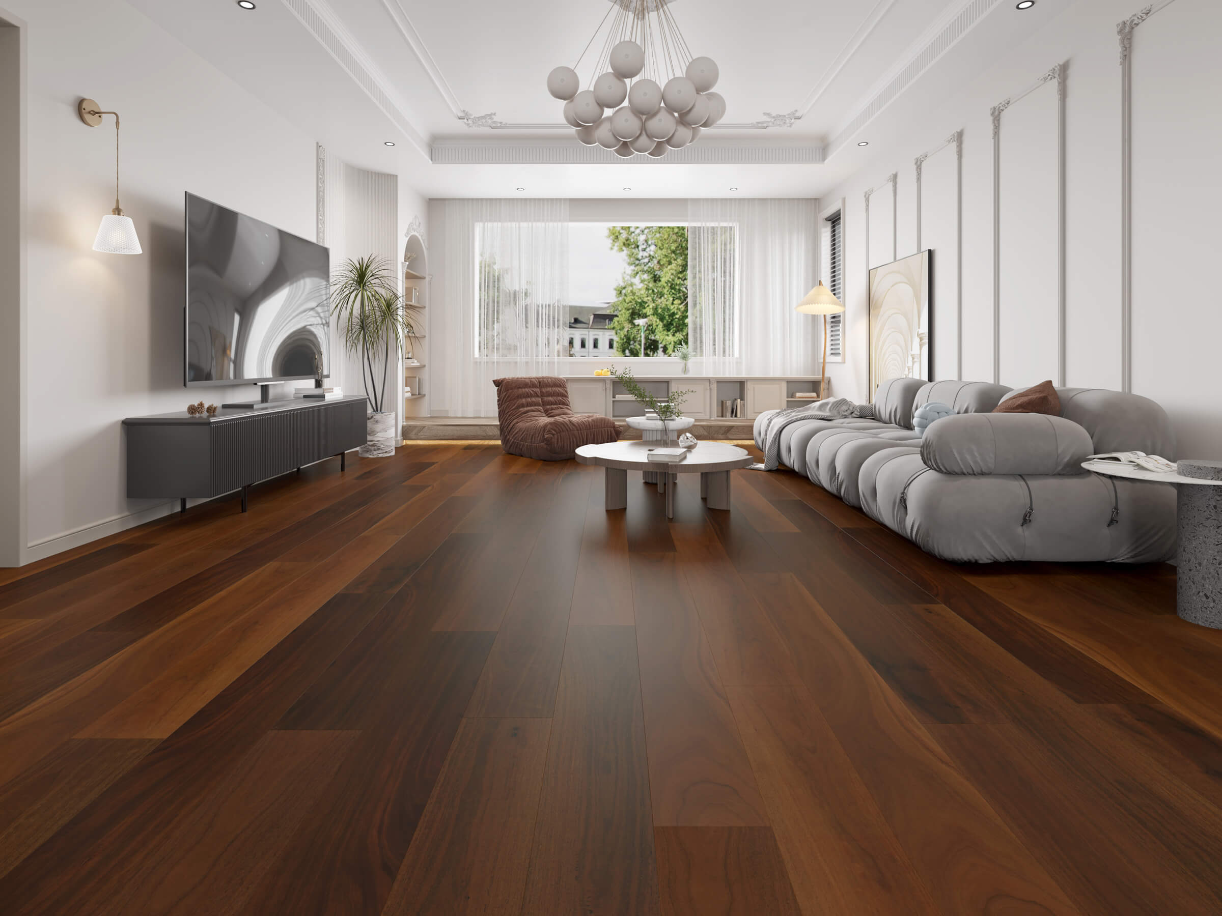 Sunstar Australian Hardwood - Naturals Range Flooring - HI704 Grey Iron Bark 190mm