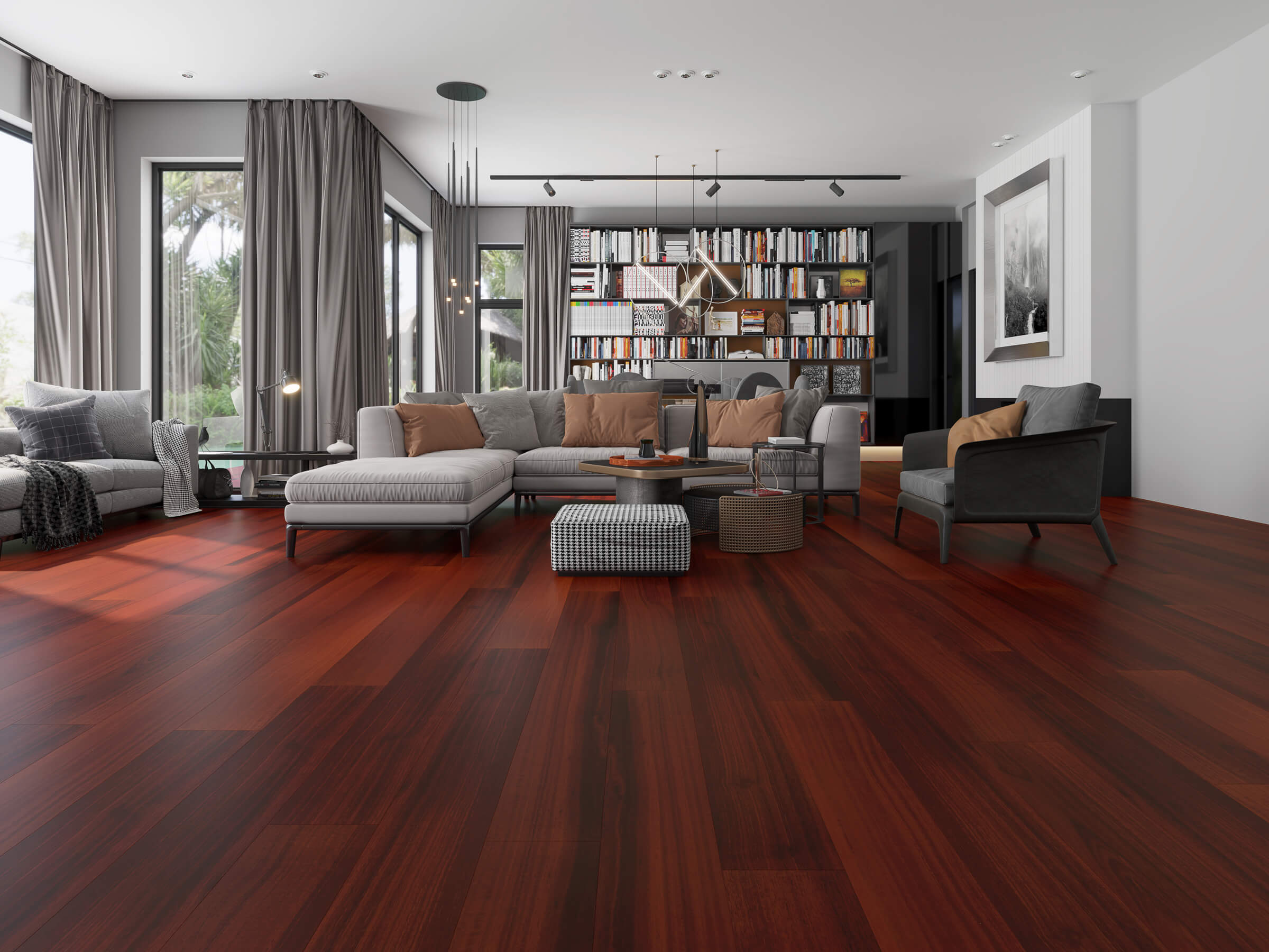 Sunstar Australian Hardwood - Naturals Range Flooring - HJ303 Jarrah 136mm