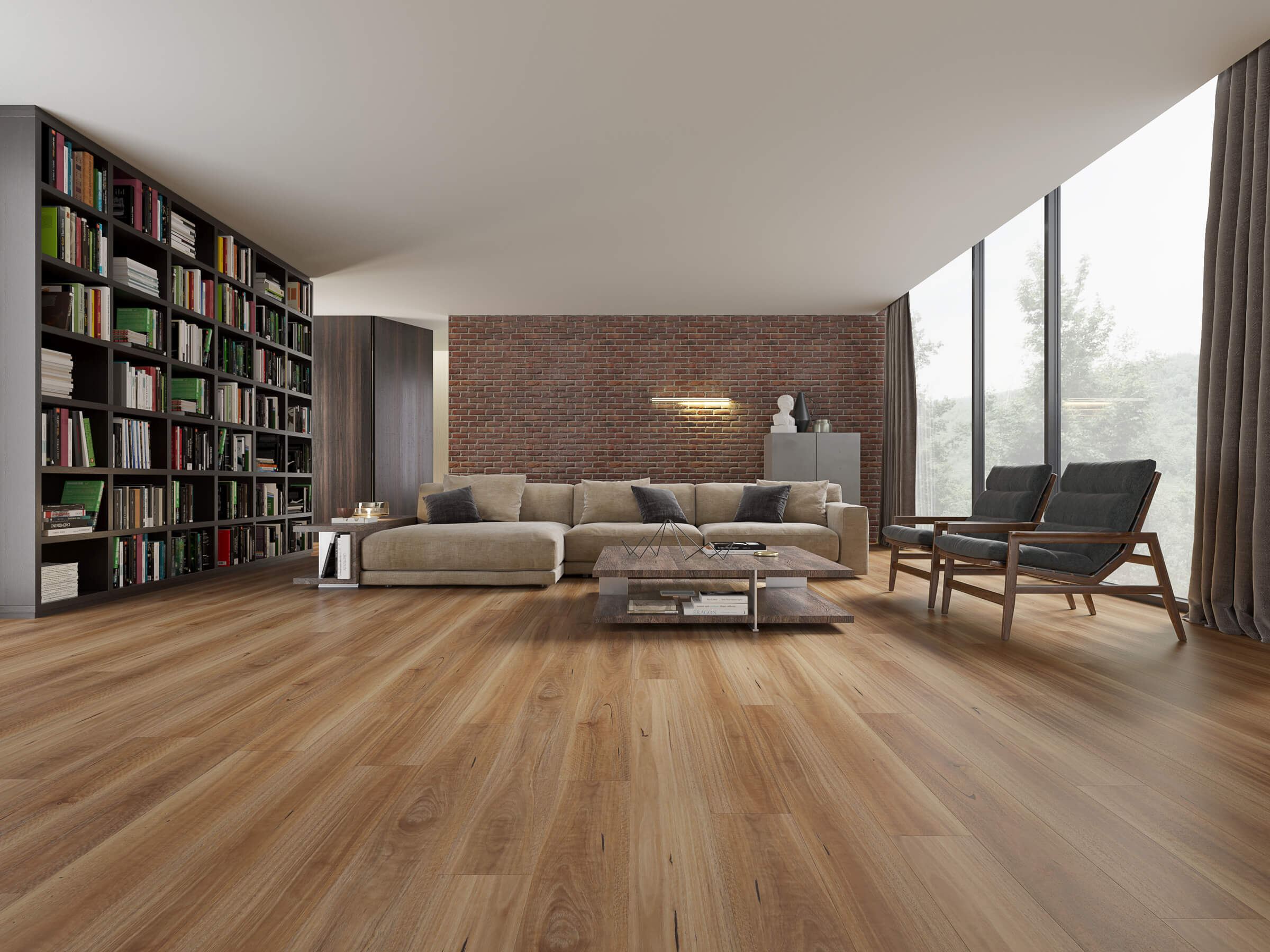 Sunstar Authentic Hybrid Flooring - 701 Spotted Gum - Gallery Image