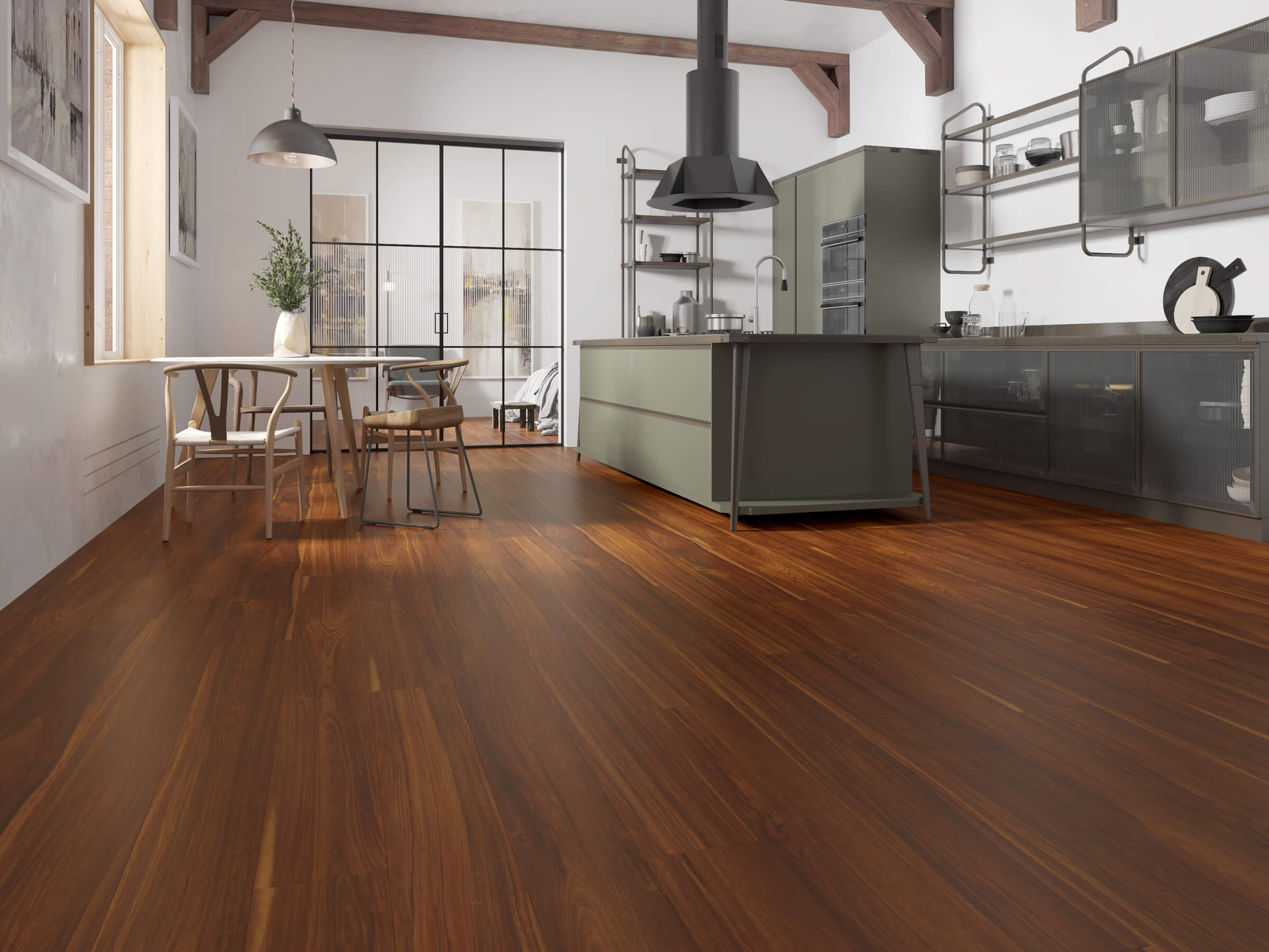 Sunstar Authentic Hybrid Flooring - 703 Blackwood - Gallery Image
