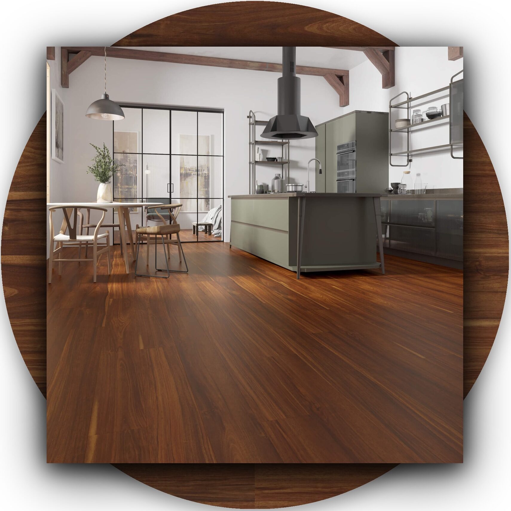 Sunstar Authentic Hybrid Flooring - 703 Blackwood - Product Image