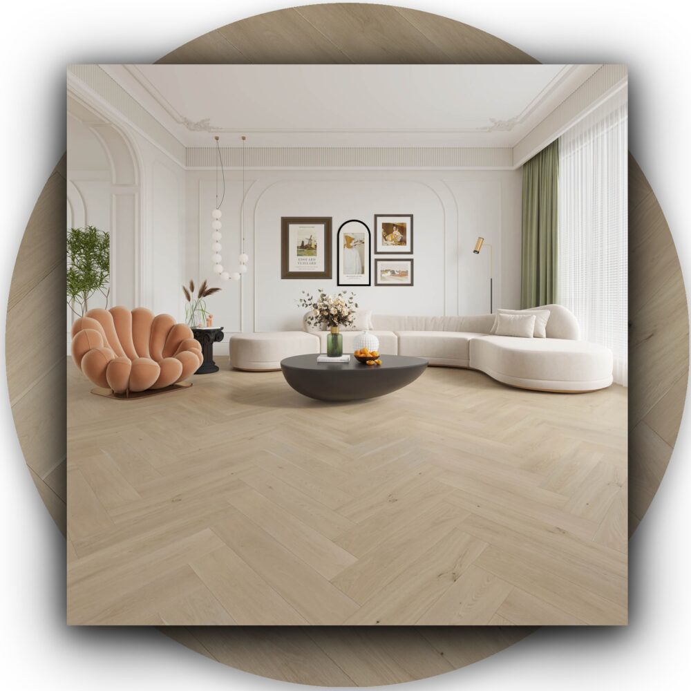Sunstar Le Parquet Herringbone Flooring - 1502-RZ Bayonne-Herringbone - Product Image