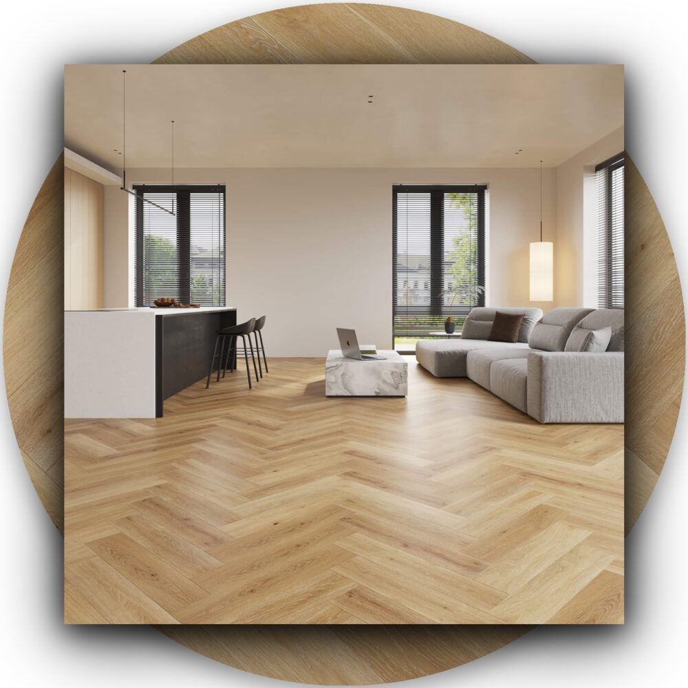 Sunstar Le Parquet Herringbone Flooring - 1503-RZ Metz-Herringbone - Product Image
