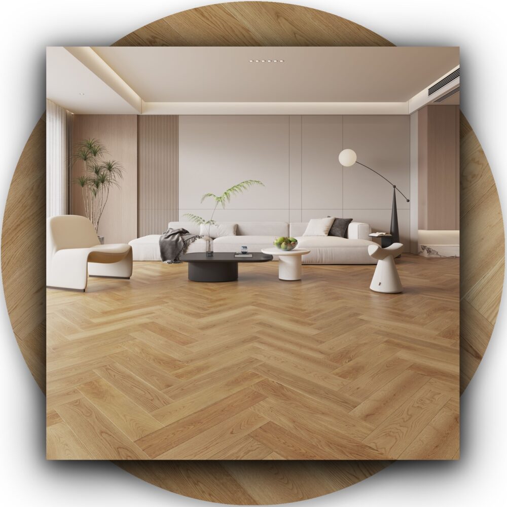 Sunstar Le Parquet Herringbone Flooring - 1505-RZ Toulouse-Herringbone - Product Image