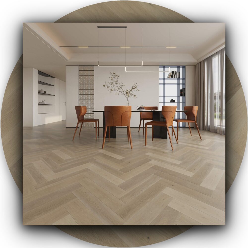 Sunstar Le Parquet Herringbone Flooring - 1508-RZ Montpellier-Herringbone - Product Image
