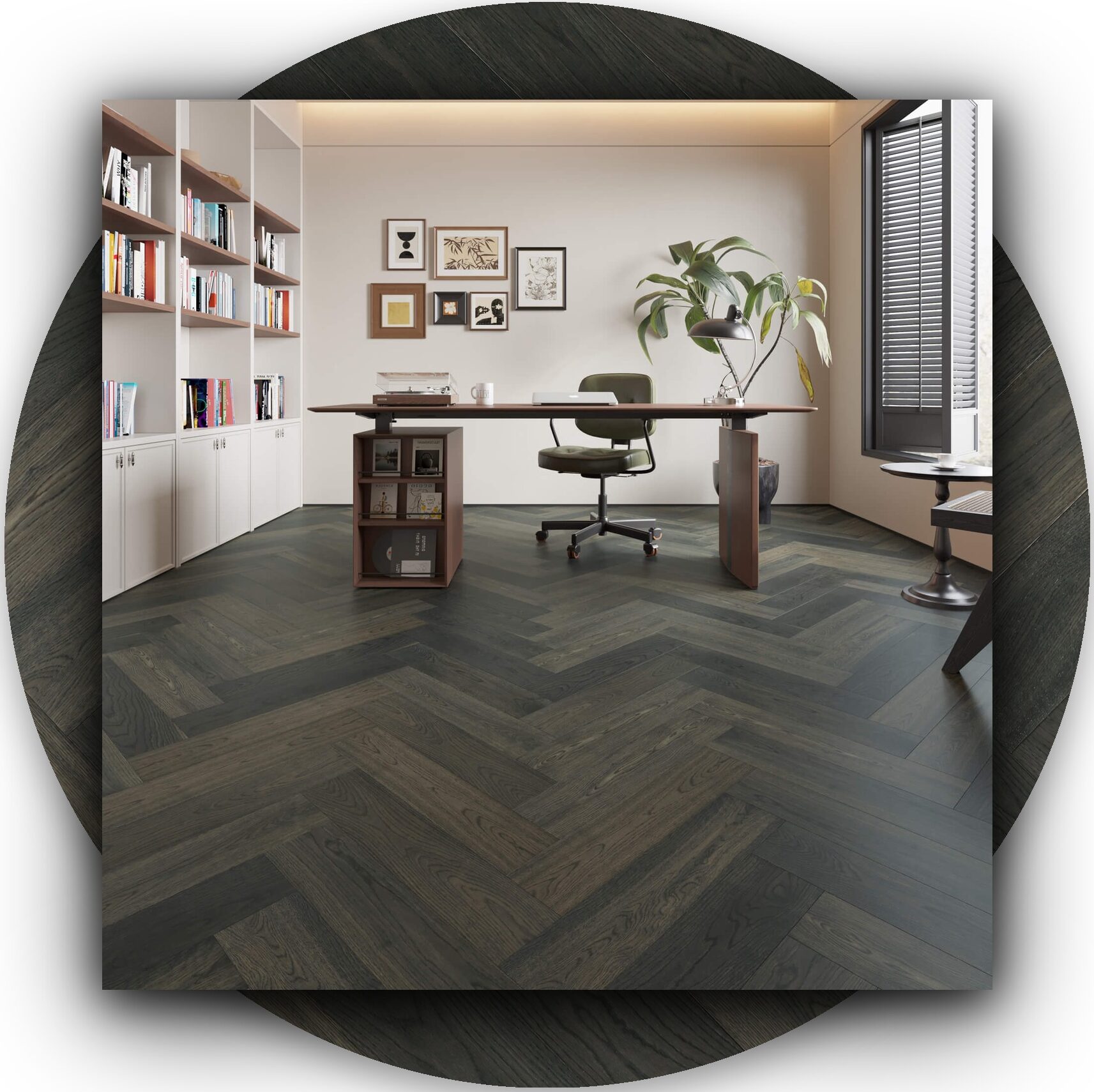 Sunstar Le Parquet Herringbone Flooring - 1509-RZ Avignon-Herringbone - Product Image