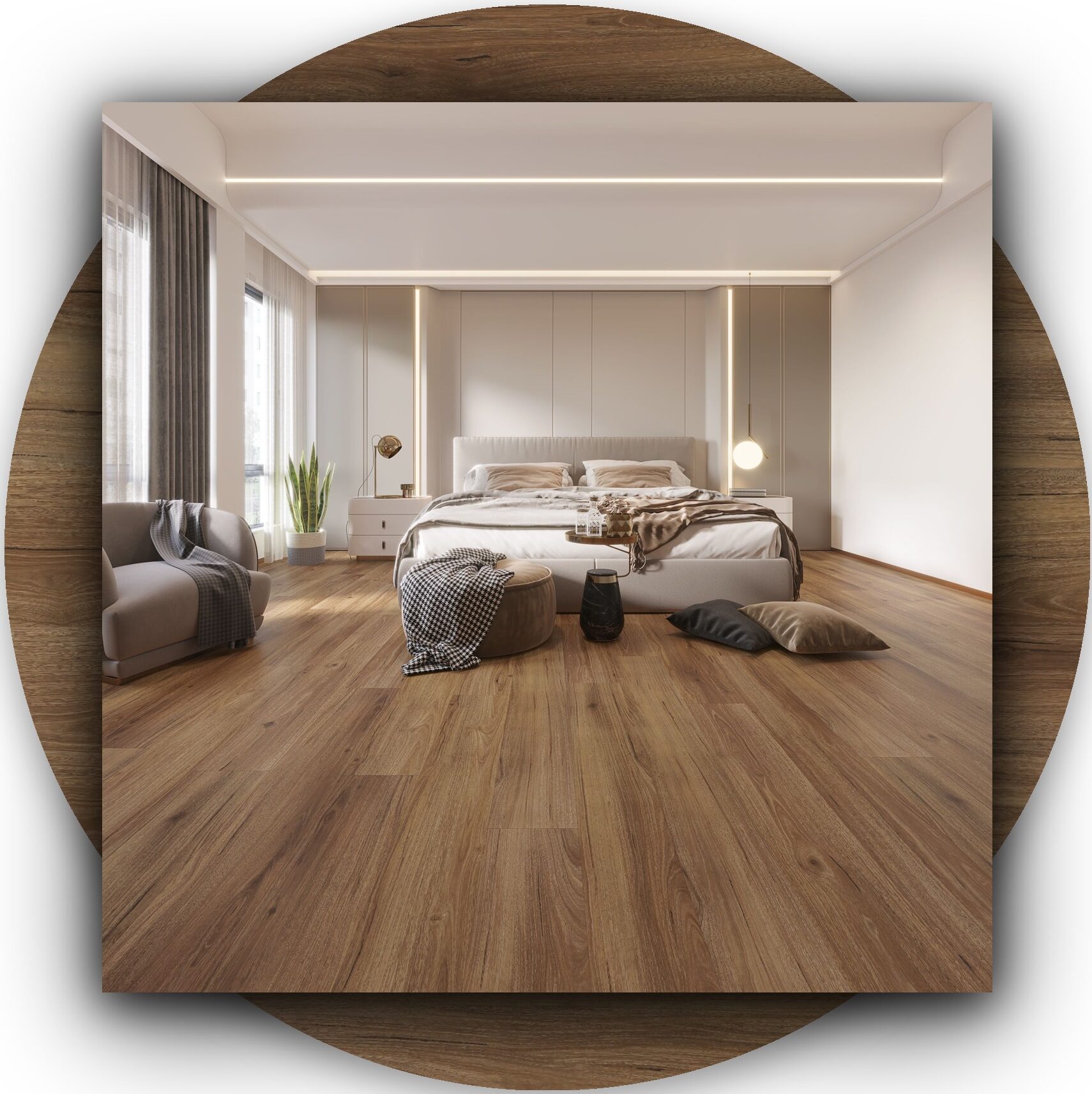 Sunstar Maxi Smooth Finish Flooring - 911 Rustic Spotted Gum - Product Image