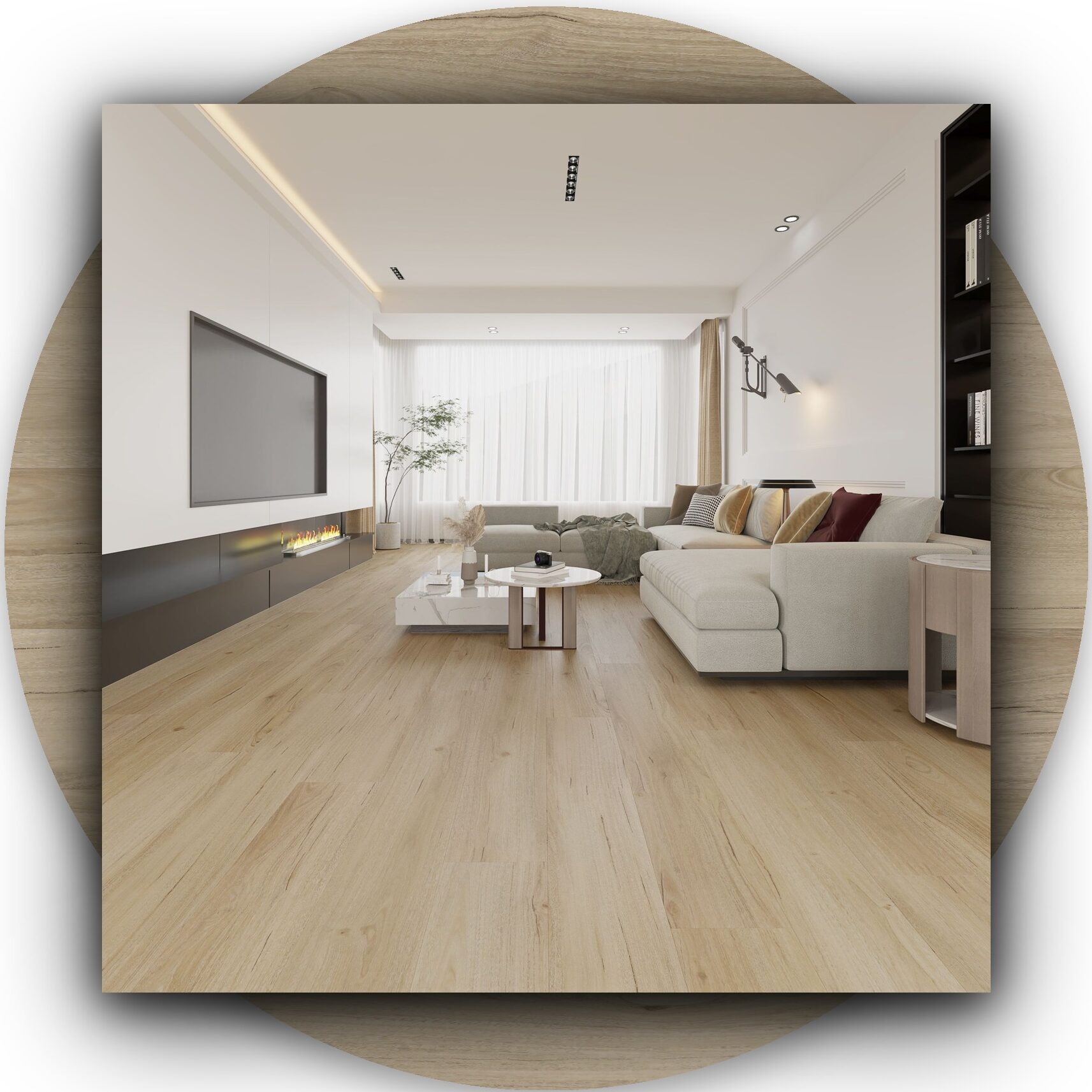 Sunstar Maxi Smooth Finish Flooring - 917 Kennett - Product Image