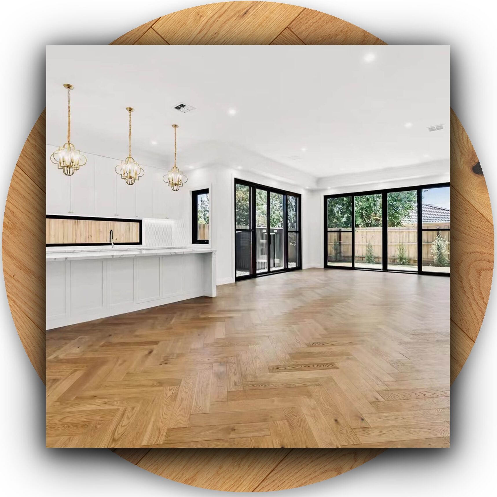 Sunstar Oak Classics - Herringbone Flooring - HW002-RZ Ballina-Herringbone - Product Image