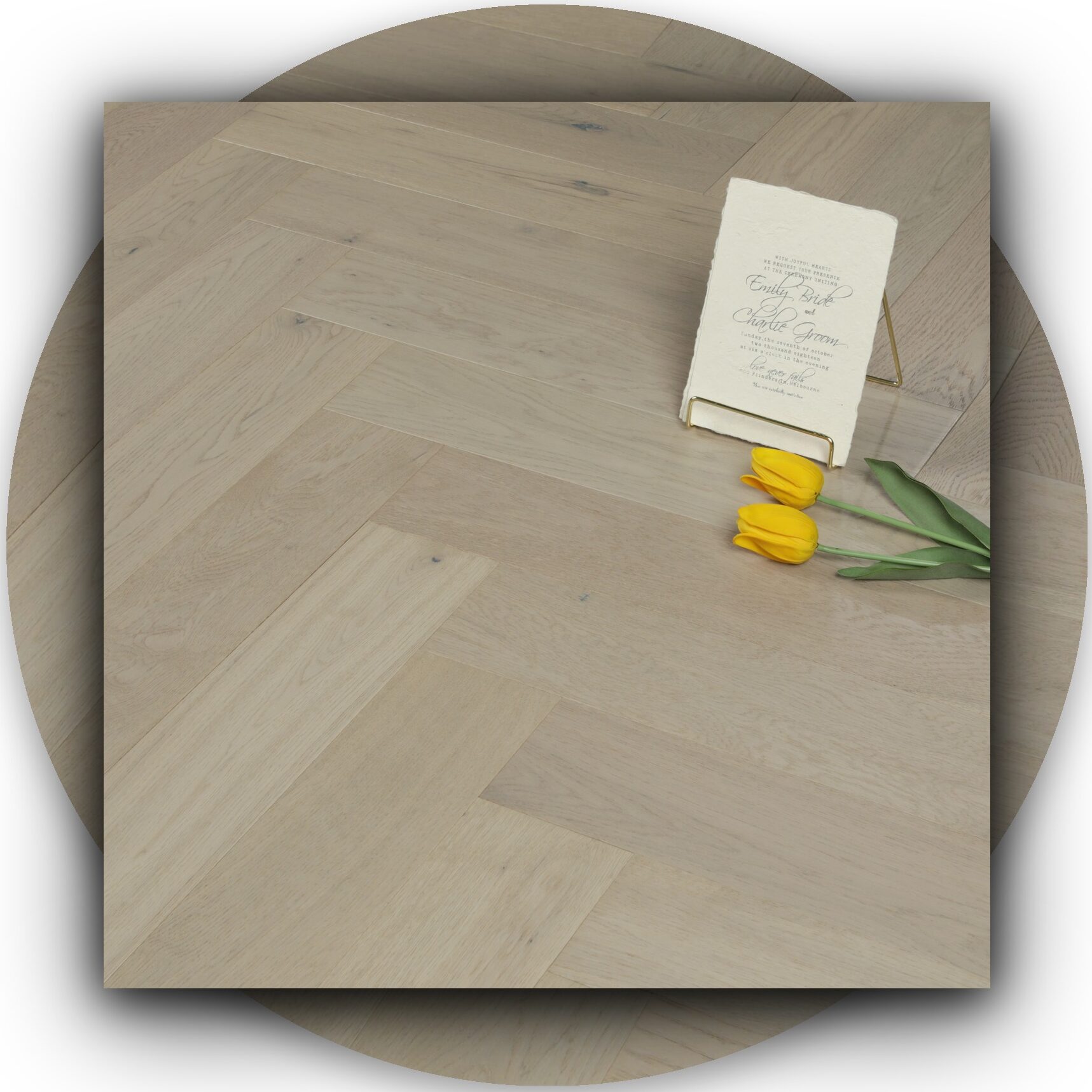 Sunstar Oak Classics - Herringbone Flooring - HW024-RZ Wyan-Herringbone - Product Image