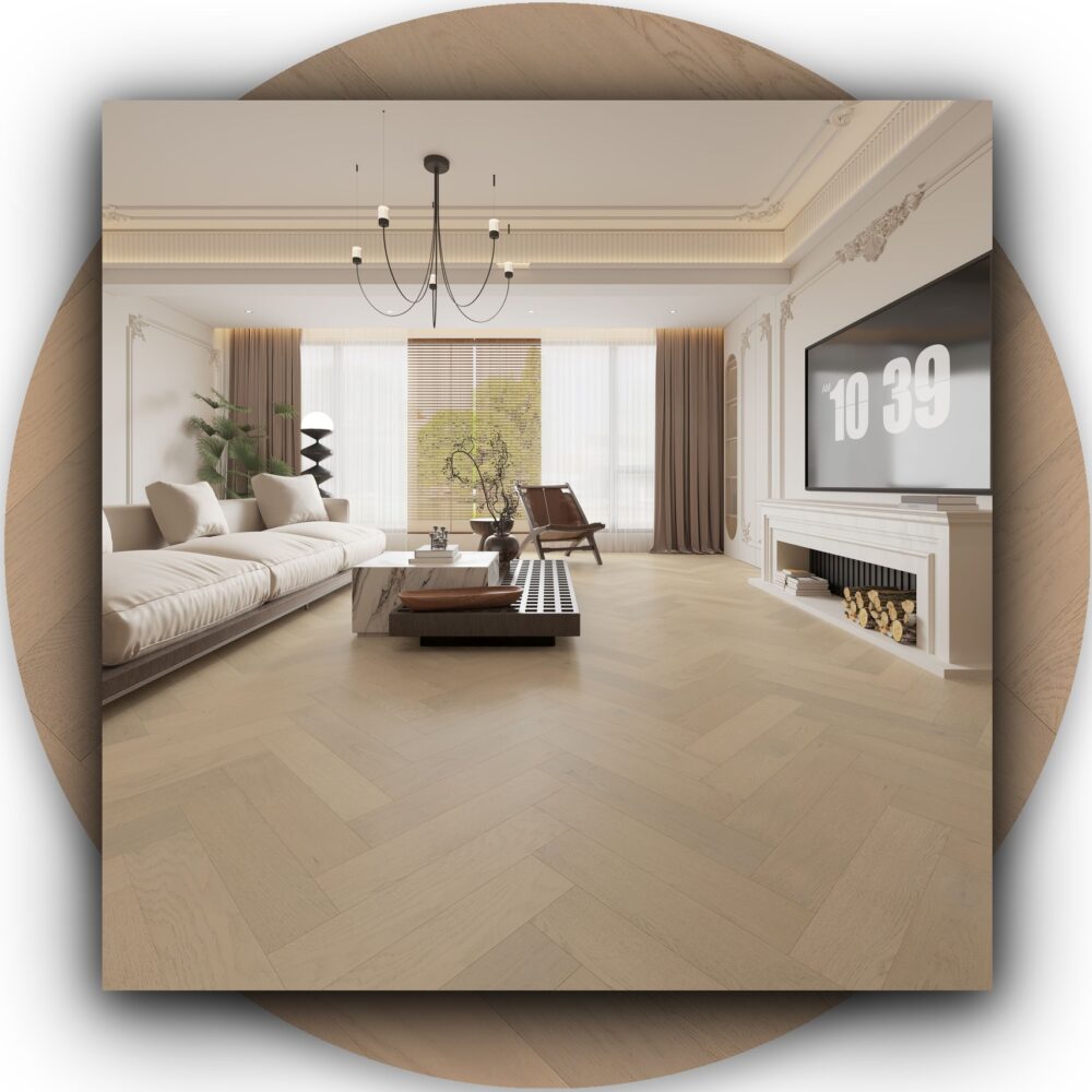 Sunstar Oak Classics - Herringbone Flooring - HW026-RZ Allendale-Herringbone - Product Image