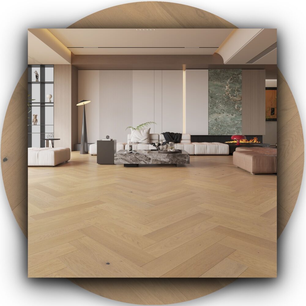Sunstar Oak Classics - Herringbone Flooring - HW032-RZ Tulka-Herringbone - Product Image