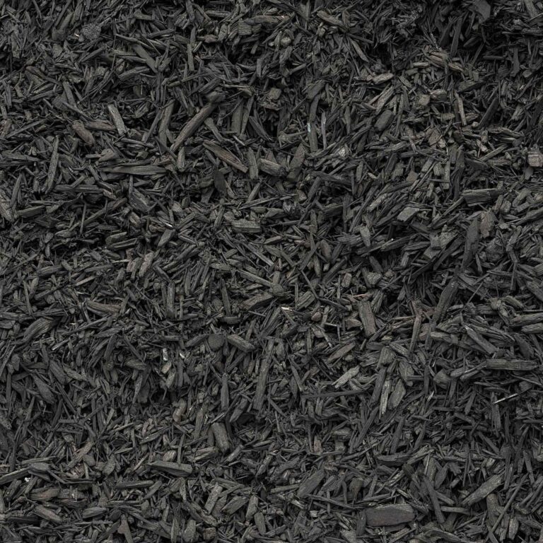Black Mulch dyed garden mulch