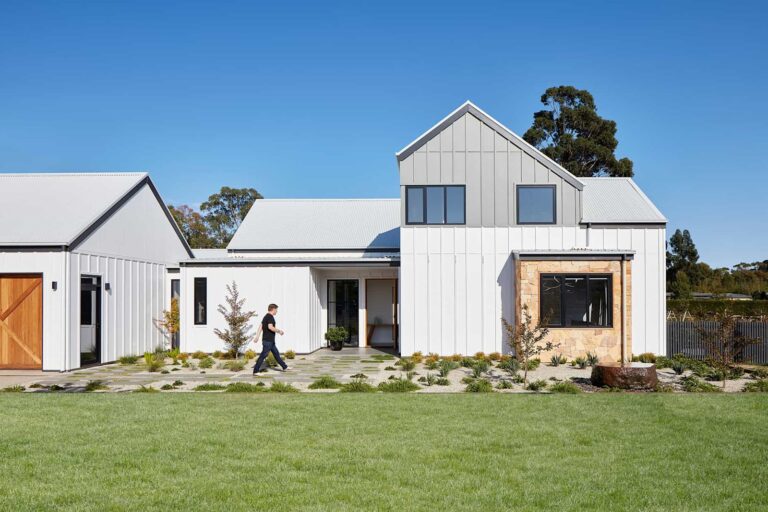 Illustrative image: James Hardie Flex sheet used as board and batten cladding