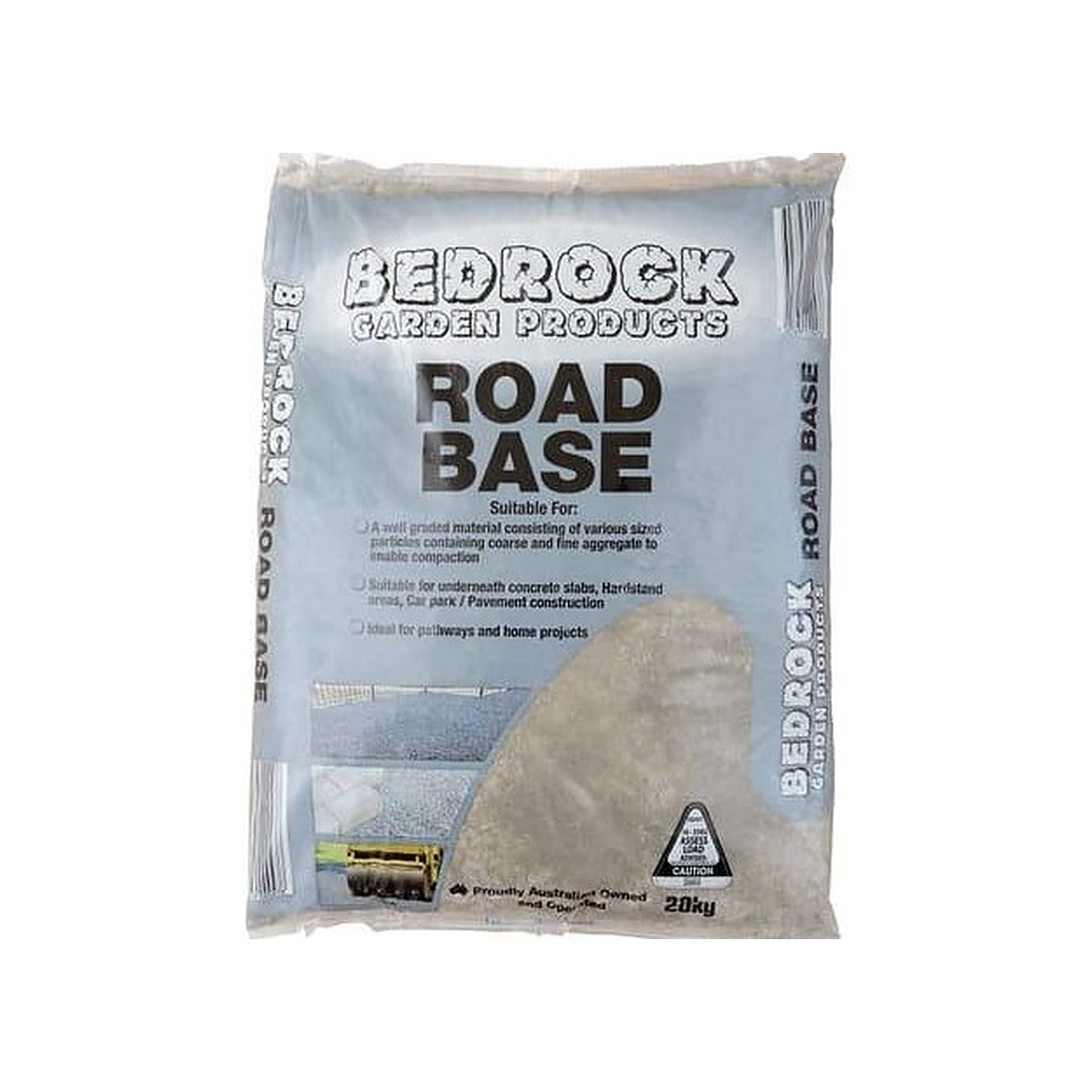 Bedrock Garden Products Road Base 20kg bag, front view