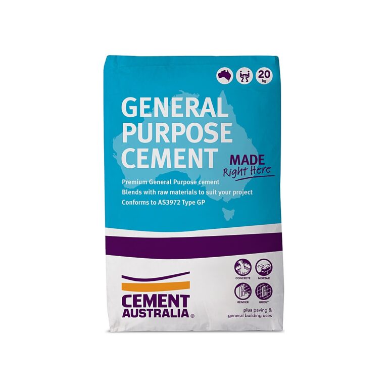 Cement Australia General Purpose Cement 20kg bag, front view