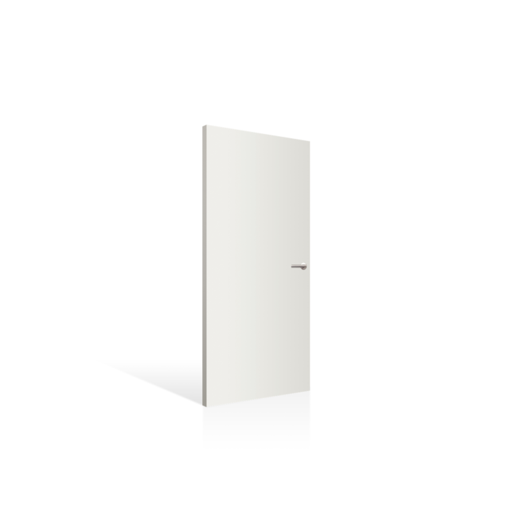 Primed flush interior door